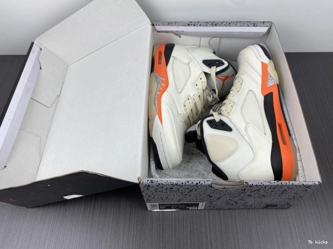 Reps TBK Orange Jordan 5 Retro DC1060-100 Total 0718